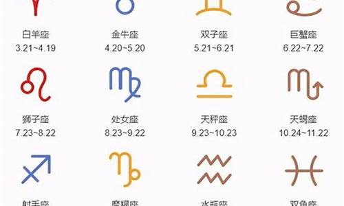 星座年份月份表_星座月份列表